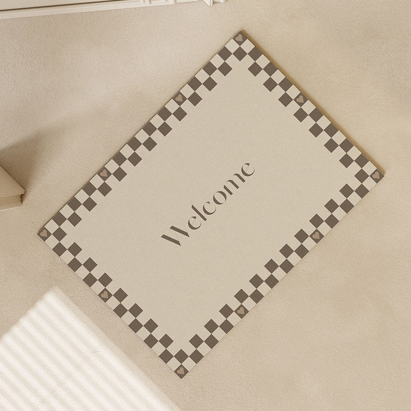 4color welcome waterproof door mat