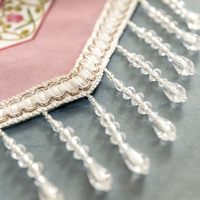 pink lovely tulip table runner