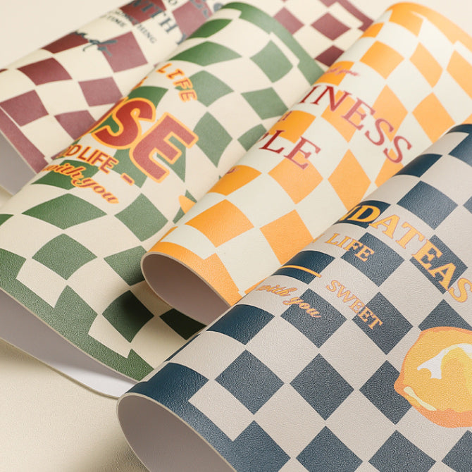 4design checkered flag place mat