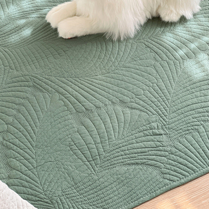 6color leaf stitch floor mat