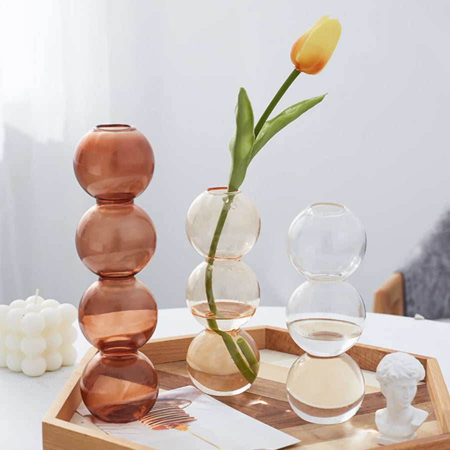 5color bubble ball vase
