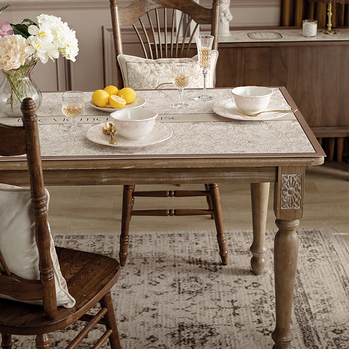 meilleure nature brown square table mat