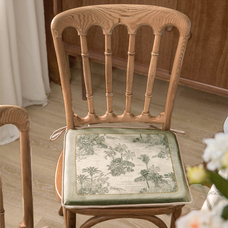 green safari round & square cushion