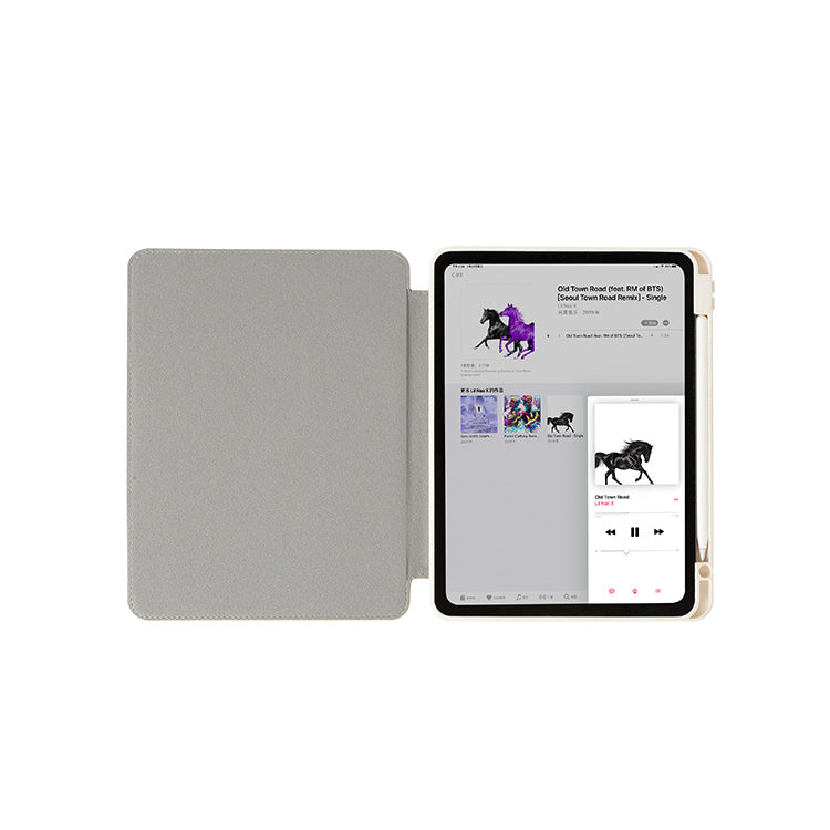 leather stitch iPad case