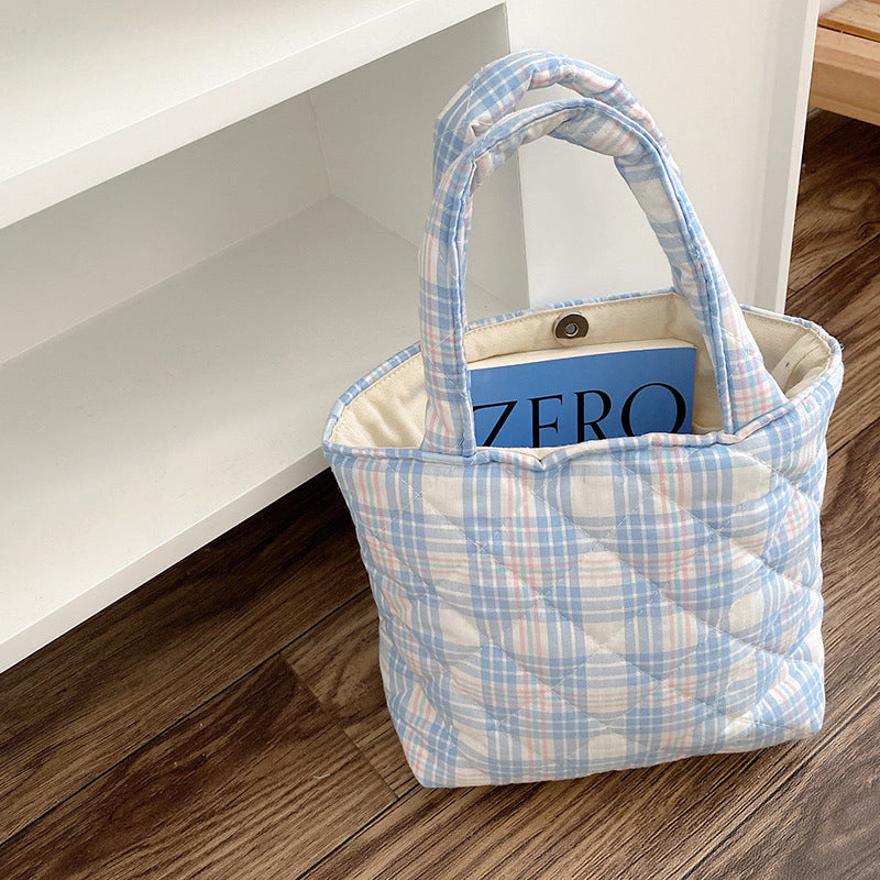 【即納】5color quilting check bag