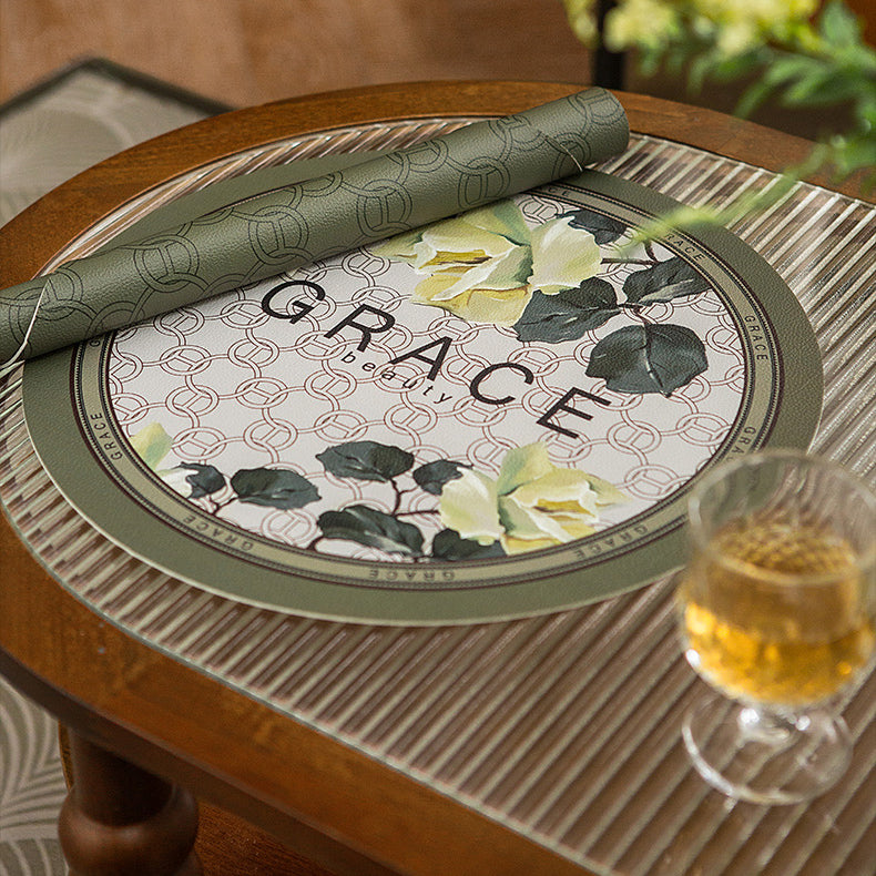 3design luxury logo place mat