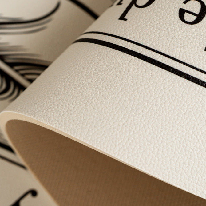 lucky logo luxury door mat