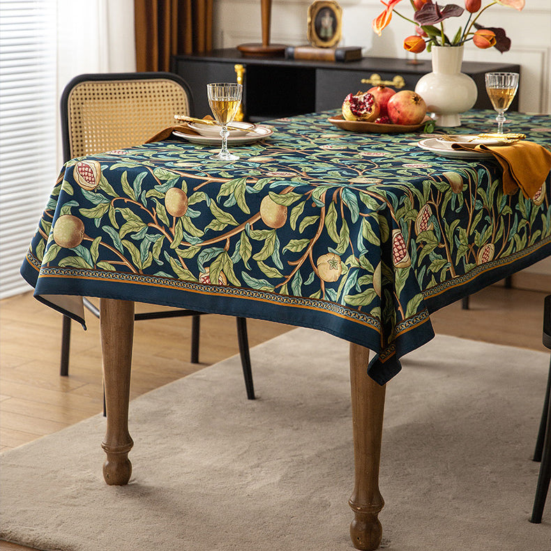 american retro pomegranate table cloth