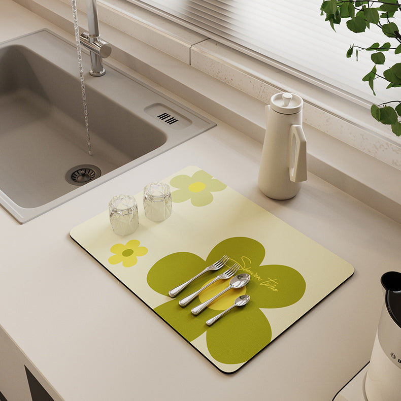 2design water absorption sink mat