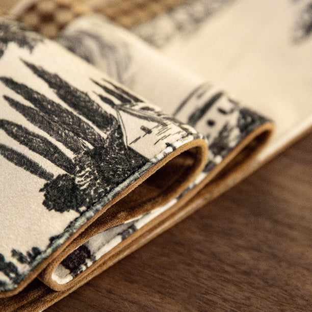 country road logo table runner