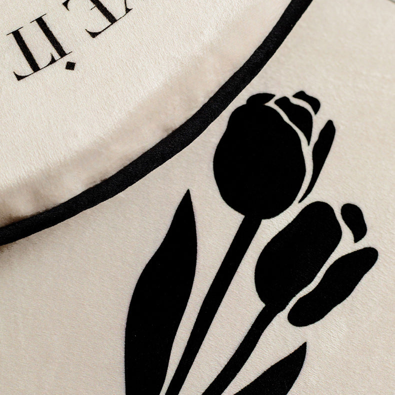 black tulip cushion