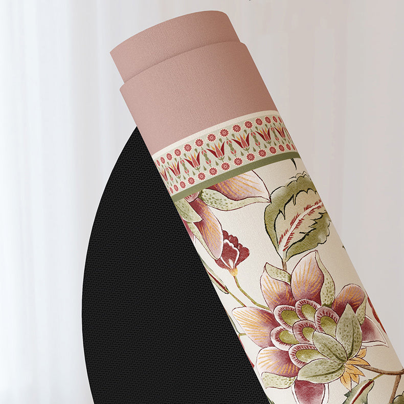 pink like a dream flower bath mat