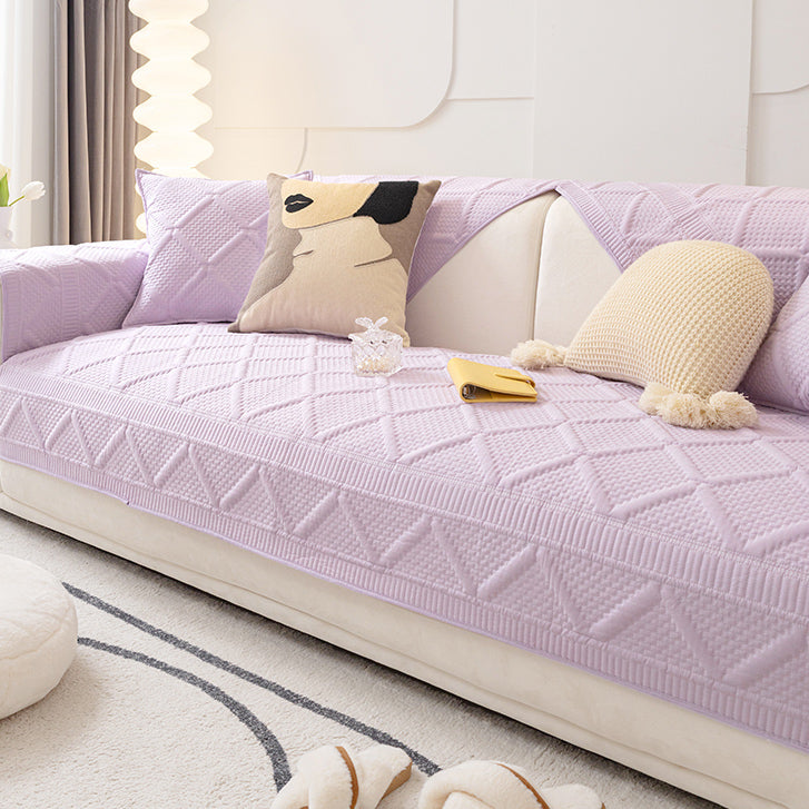 5color diamond stitch sofa cover