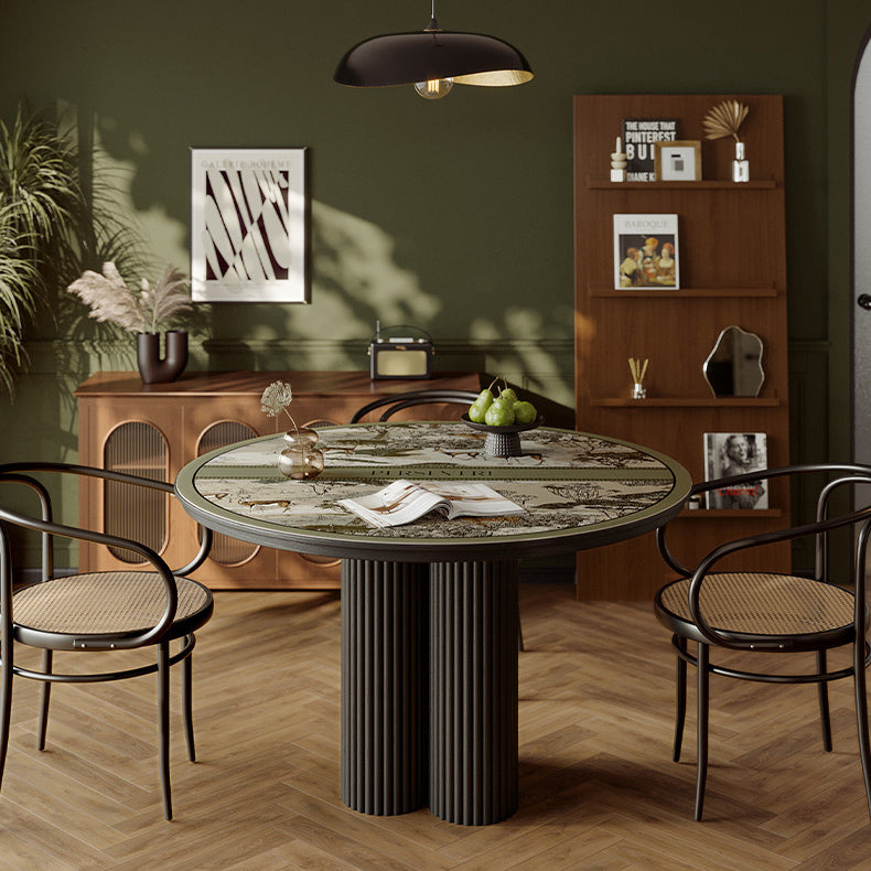 green persevere logo table mat