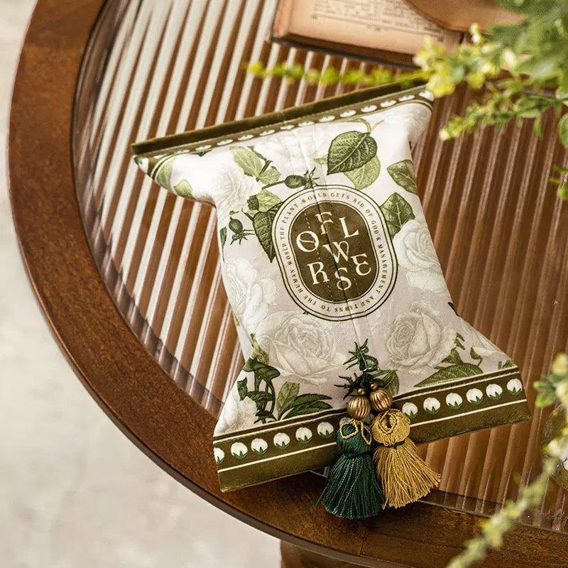 2design white rose tissue case