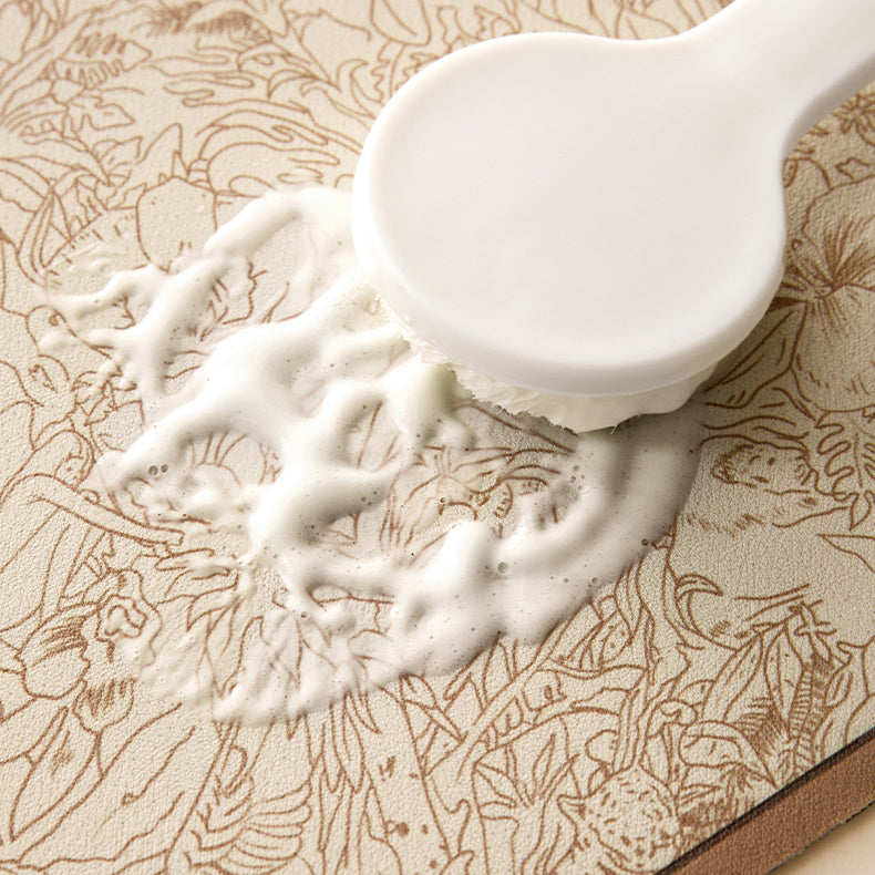 elegant sketch flower step mat