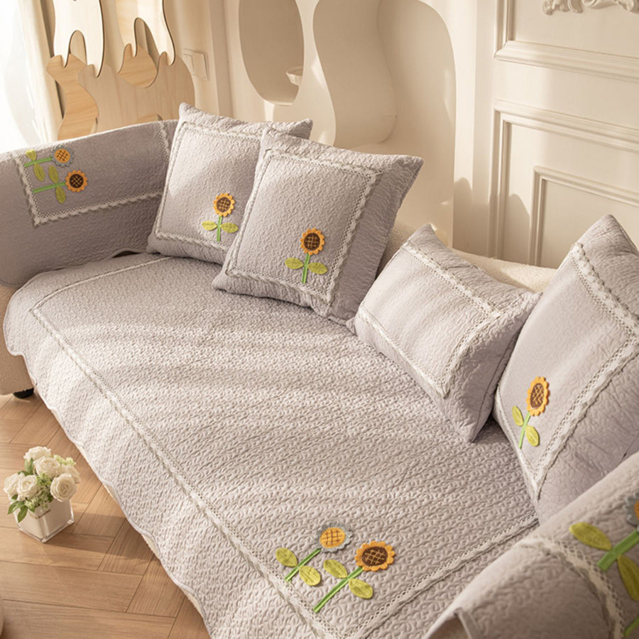6color sunflower patch cushion
