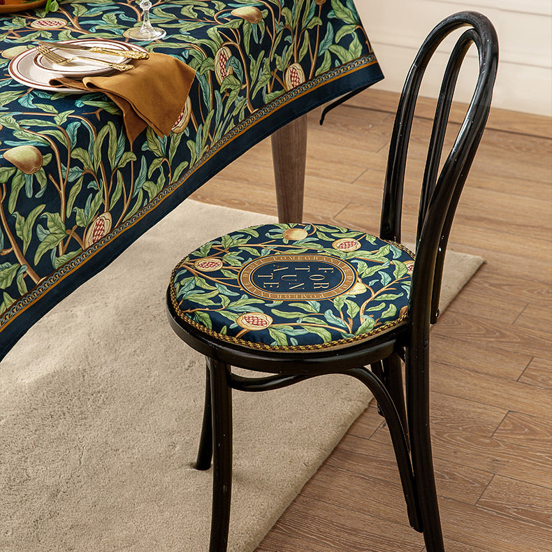 american retro pomegranate round cushion