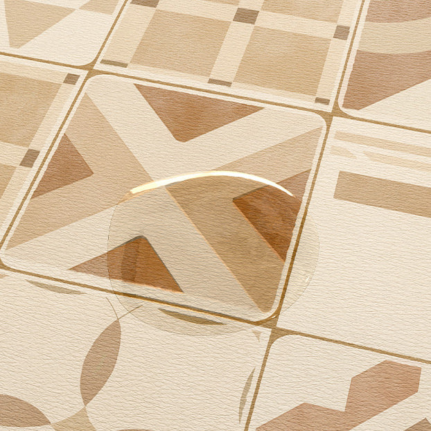 brown mexico tile toilet mat