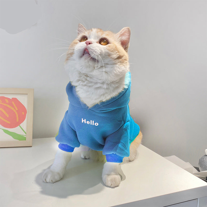 hello 4color fleece cloth