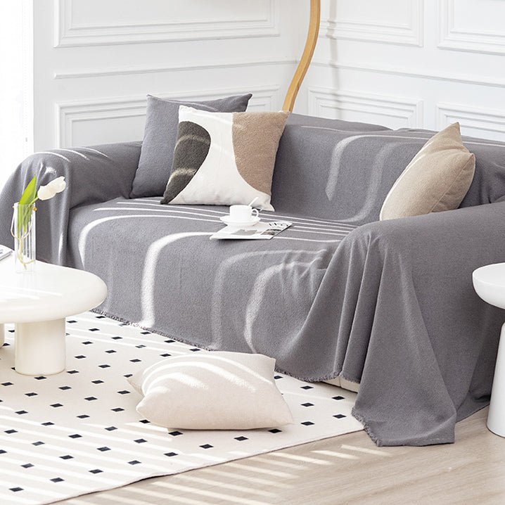 5color simple towel sofa cover