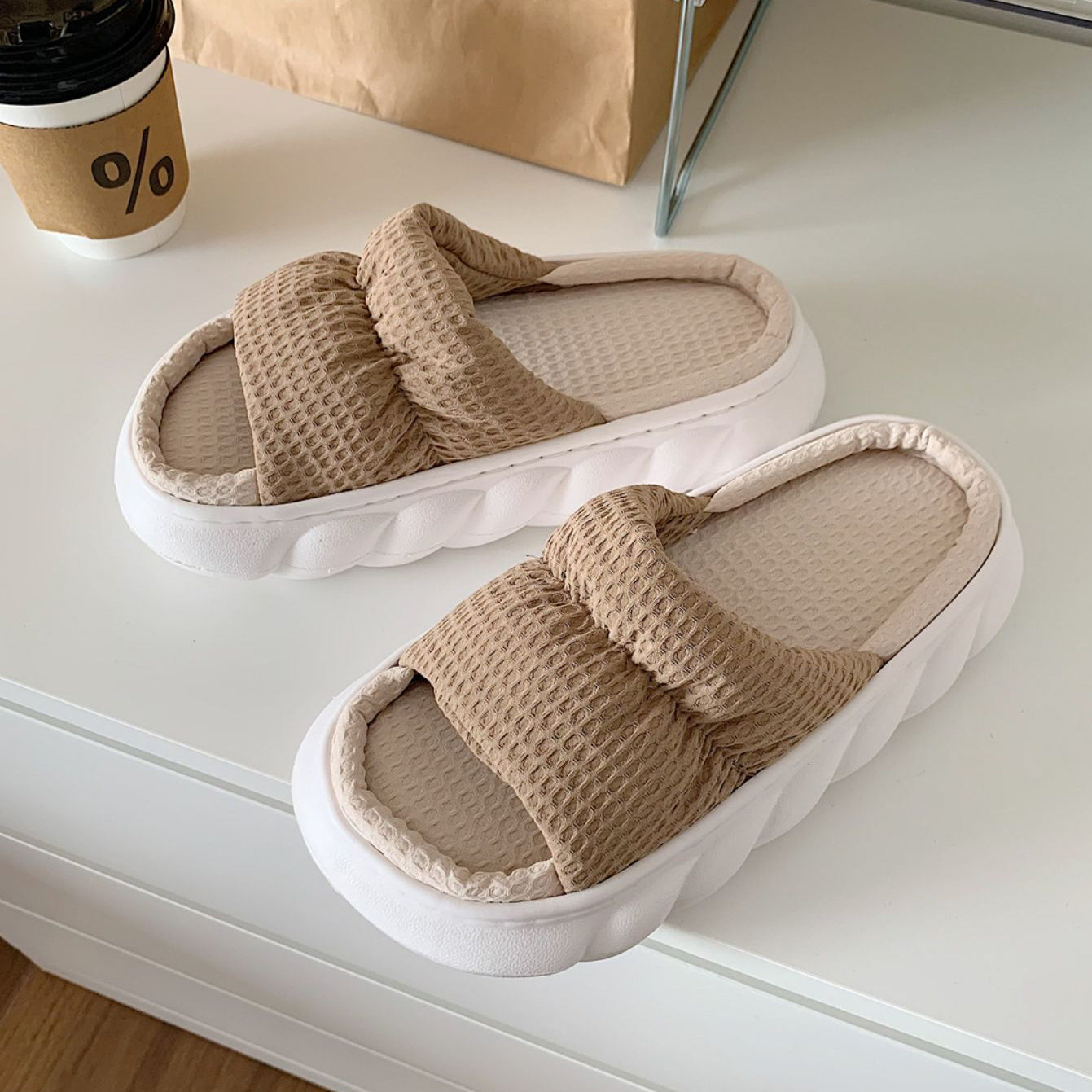 3color two-tone rubber roomshoes