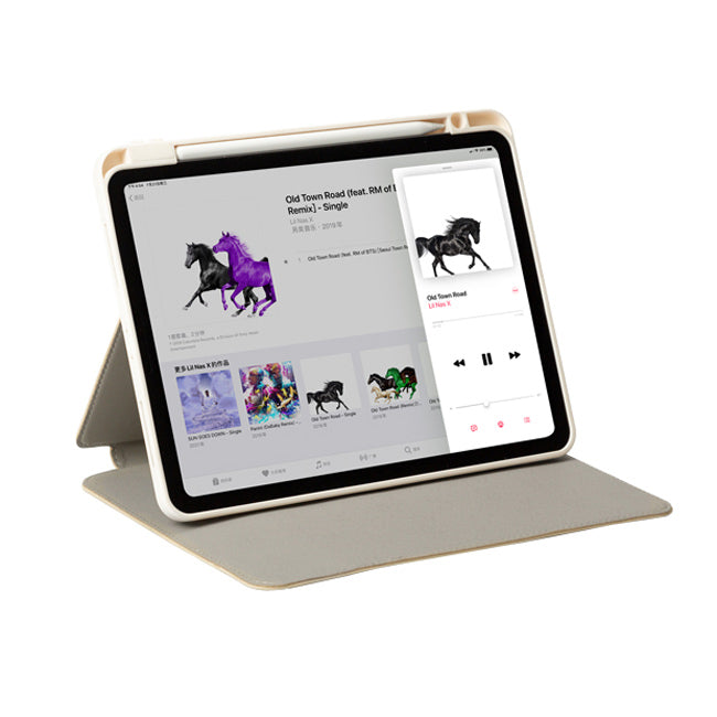 leather stitch iPad case