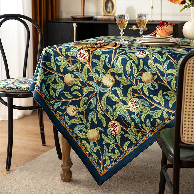 american retro pomegranate table cloth