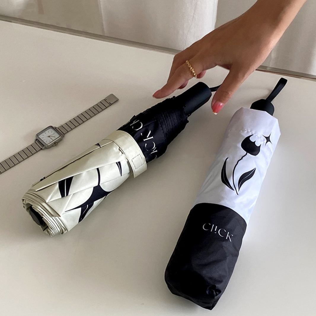 2color monotone tulip folding uv parasol