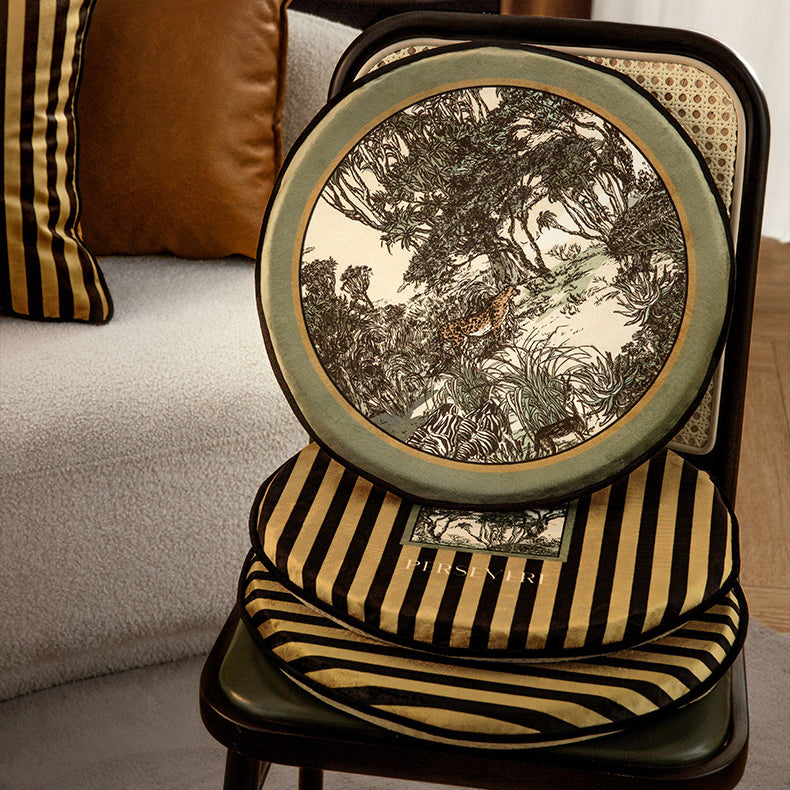 2design green persevere logo cushion