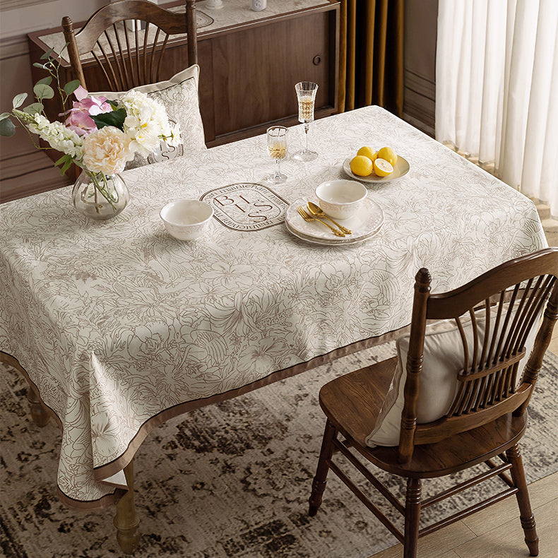 meilleure nature brown table cloth