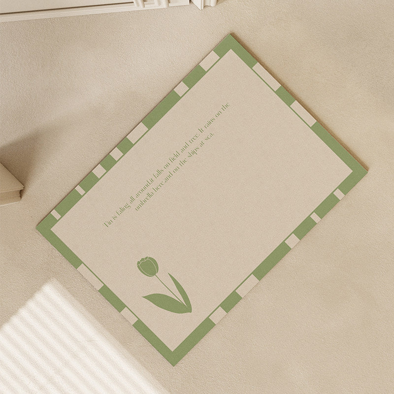 2color tulip waterproof mat