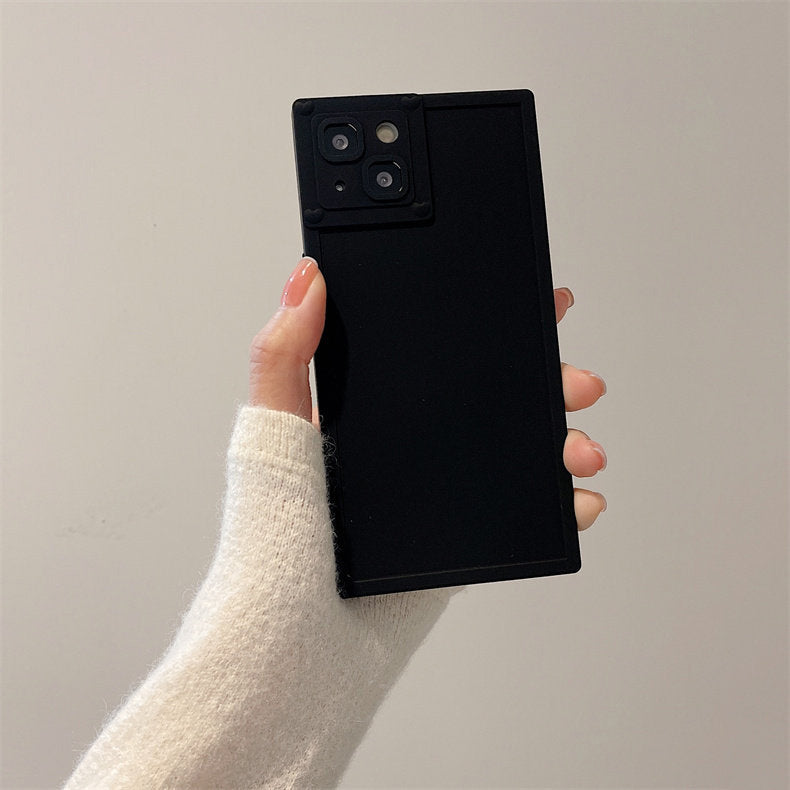 6color simple square iPhone case