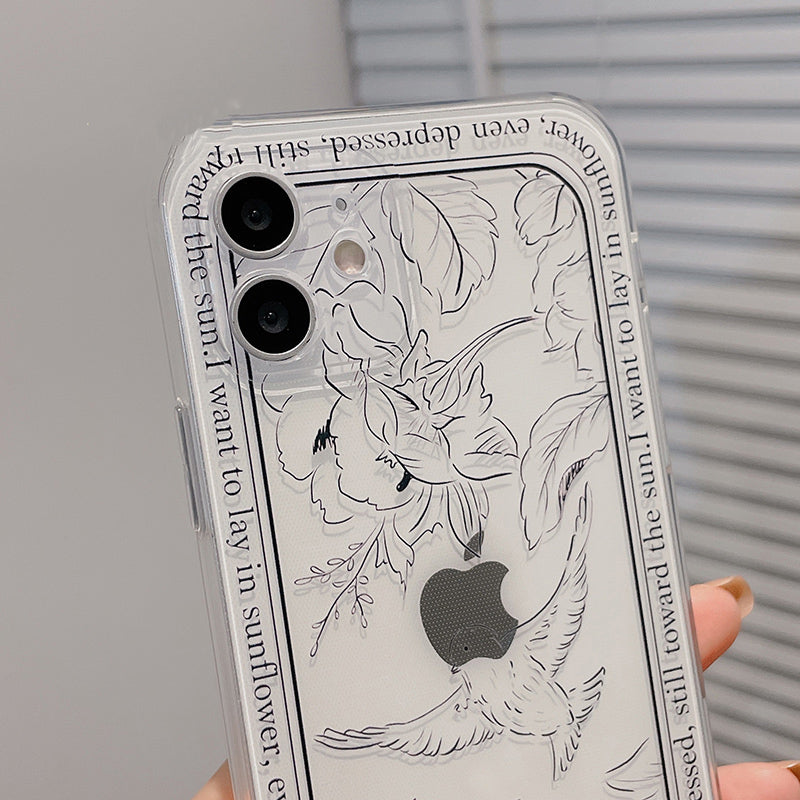 2color retro bird iPhonecase