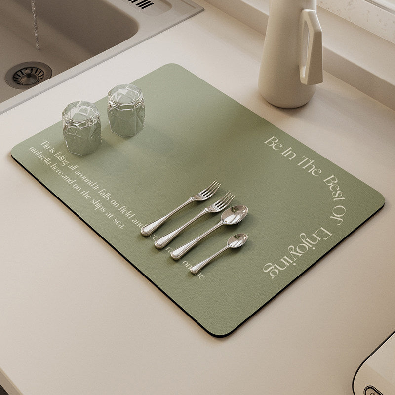 2design water absorption sink mat