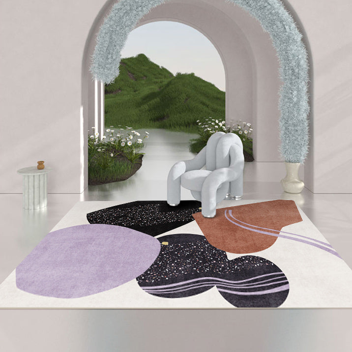 4design purple bubble carpet