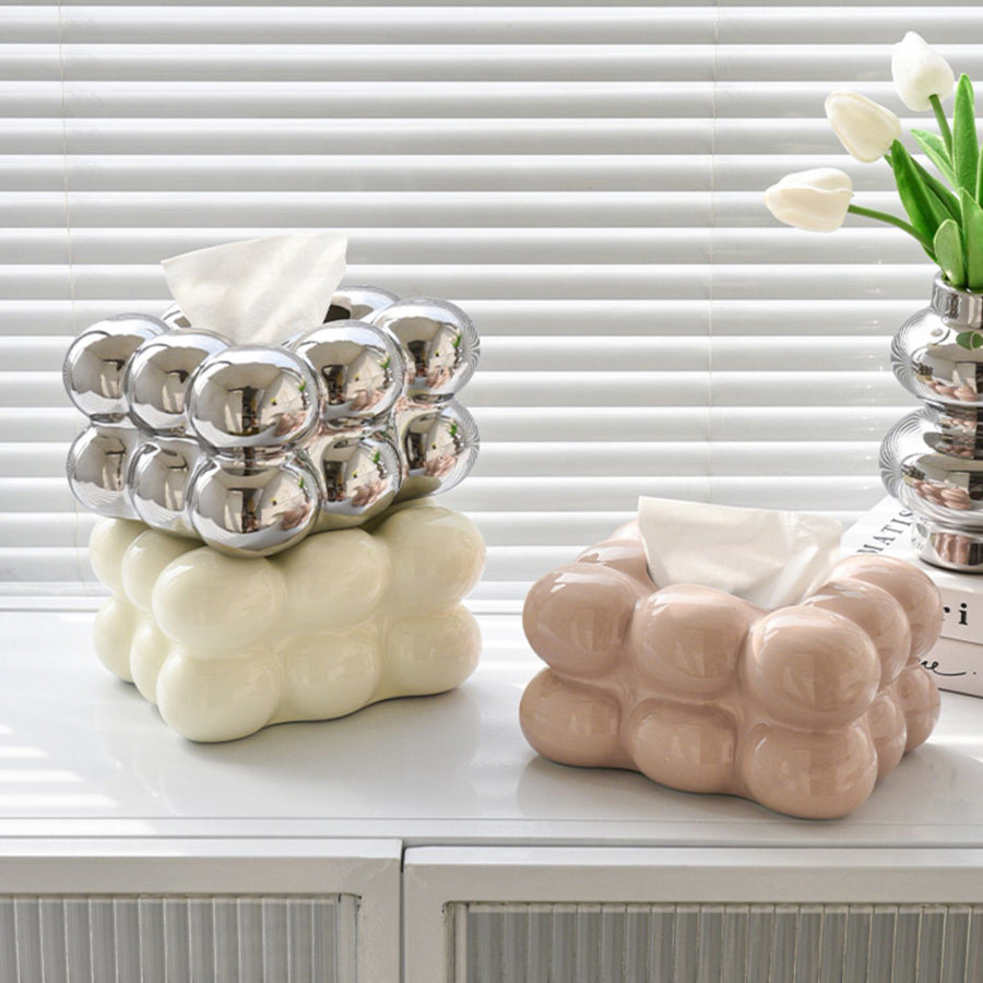 3color bubble tissue case