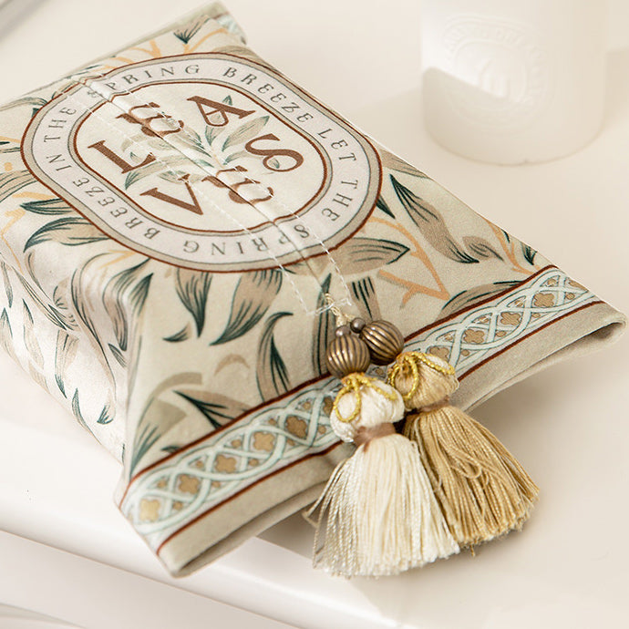 leaves art logo tissue case