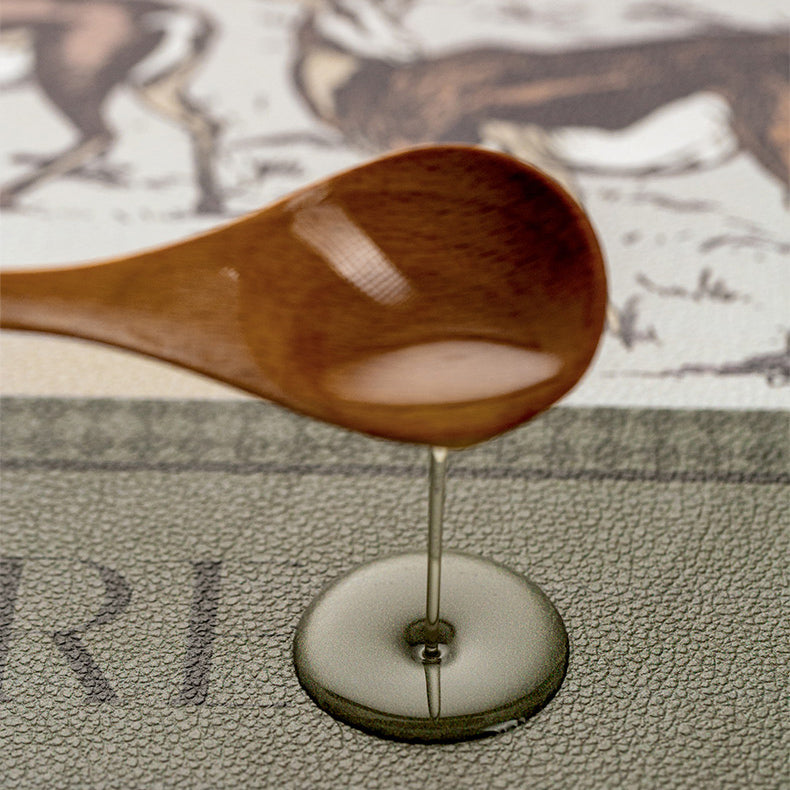 green persevere logo place mat