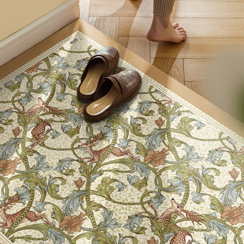 2design vintage deer door mat