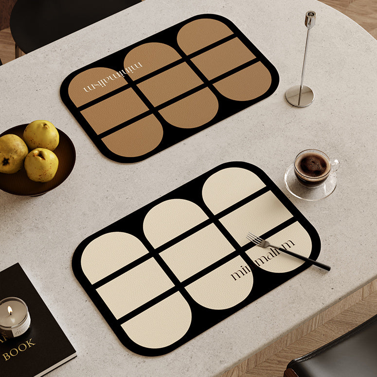 minimalism retro place mat