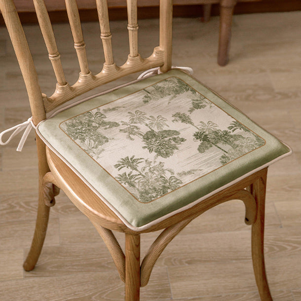 green safari round & square cushion