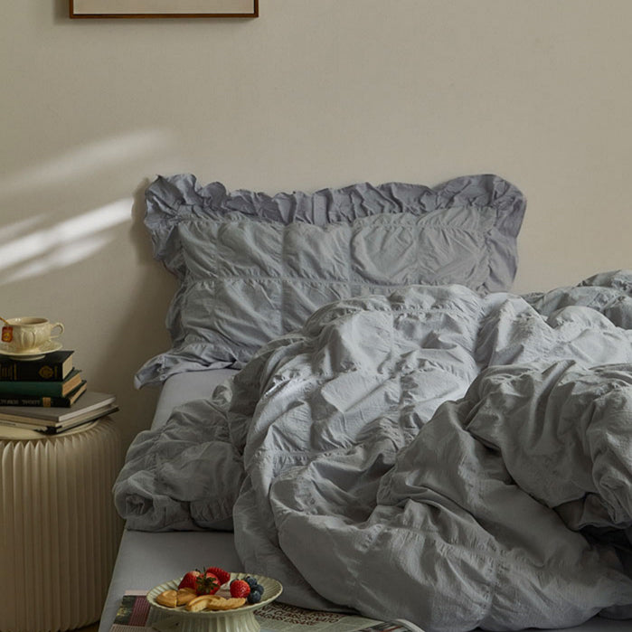 5color frill gather bedlinen set