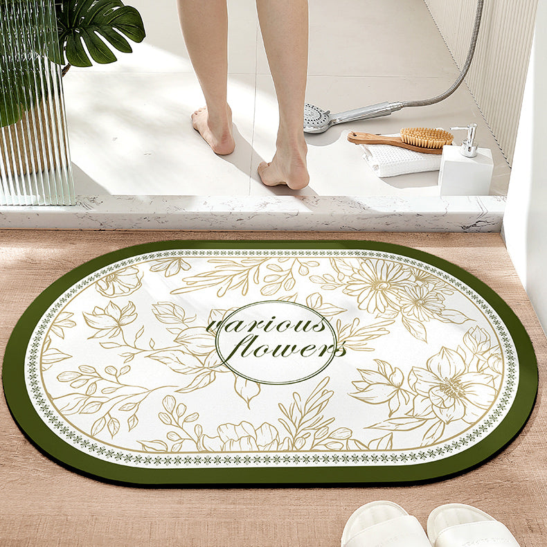 7design elegant logo bath mat