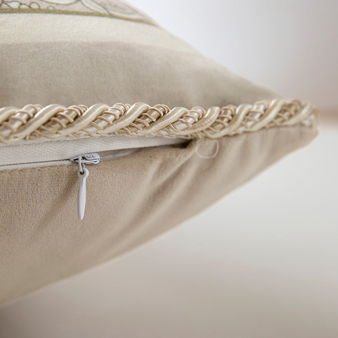 vigour luxury logo square cushion