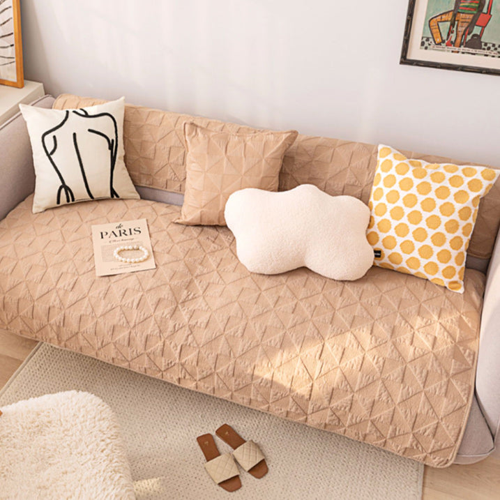 6color triangle quilt sofa cover