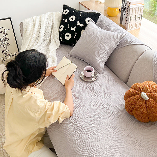 5color twist stitch sofa cover