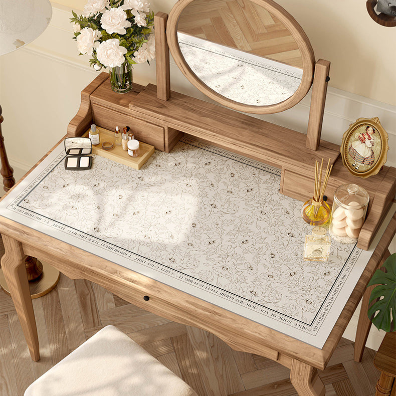 monotone dream simple dresser mat