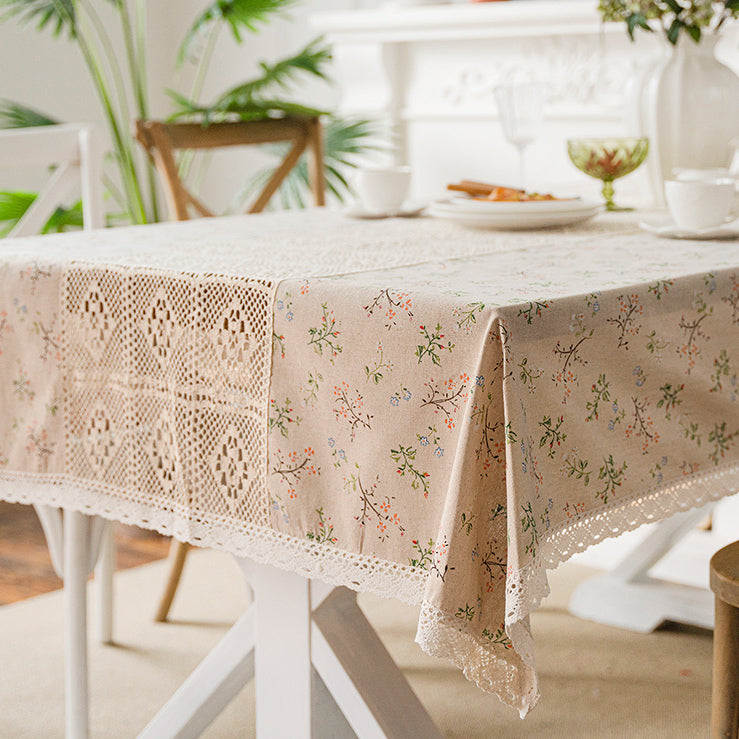 4design country flower table cloth