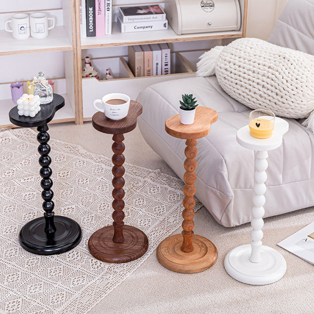 4color high wood side table